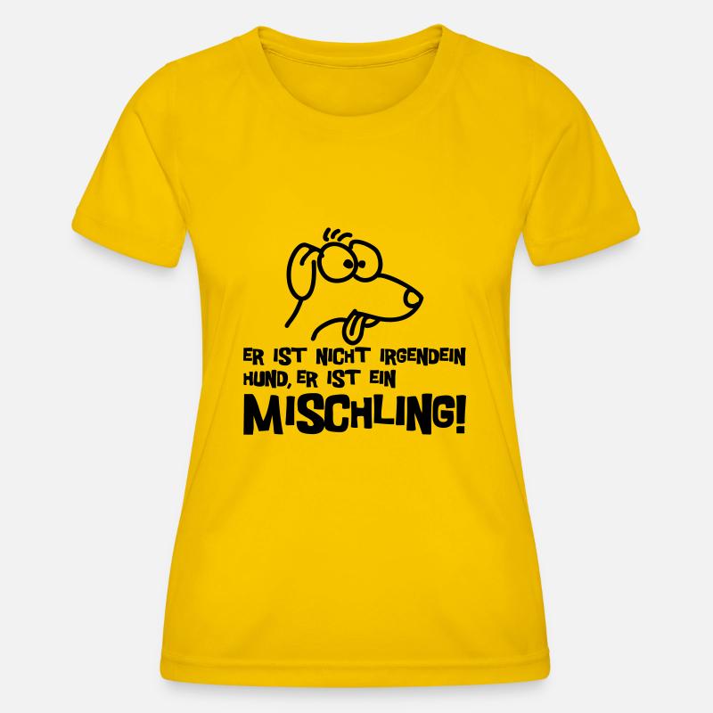 Mongrel - Women's Functional T-Shirt - egg yellow