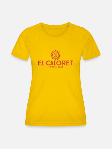Der Caloret - Frauen Funktions-T-Shirt - Eigelb