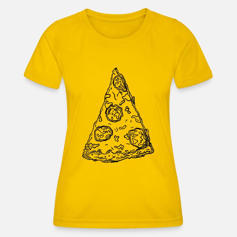 Pizza - Women's Functional T-Shirt - egg yellow