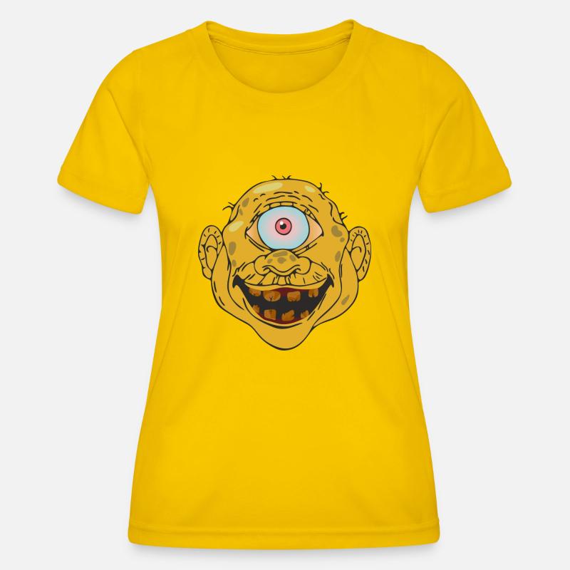 Cyclops - Women's Functional T-Shirt - egg yellow