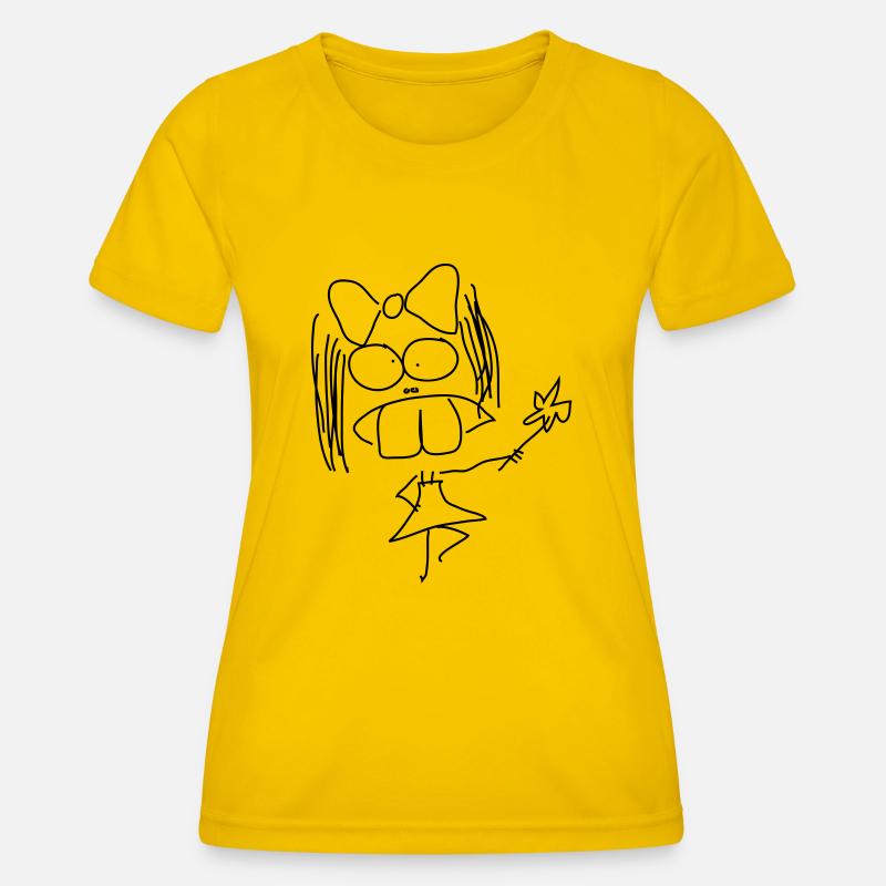 Fahnzee - Women's Functional T-Shirt - egg yellow