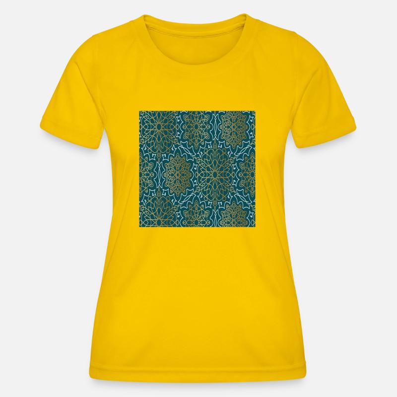 Islam pattern - Women's Functional T-Shirt - egg yellow