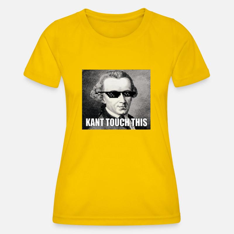 Kant Touch This - Women's Functional T-Shirt - egg yellow