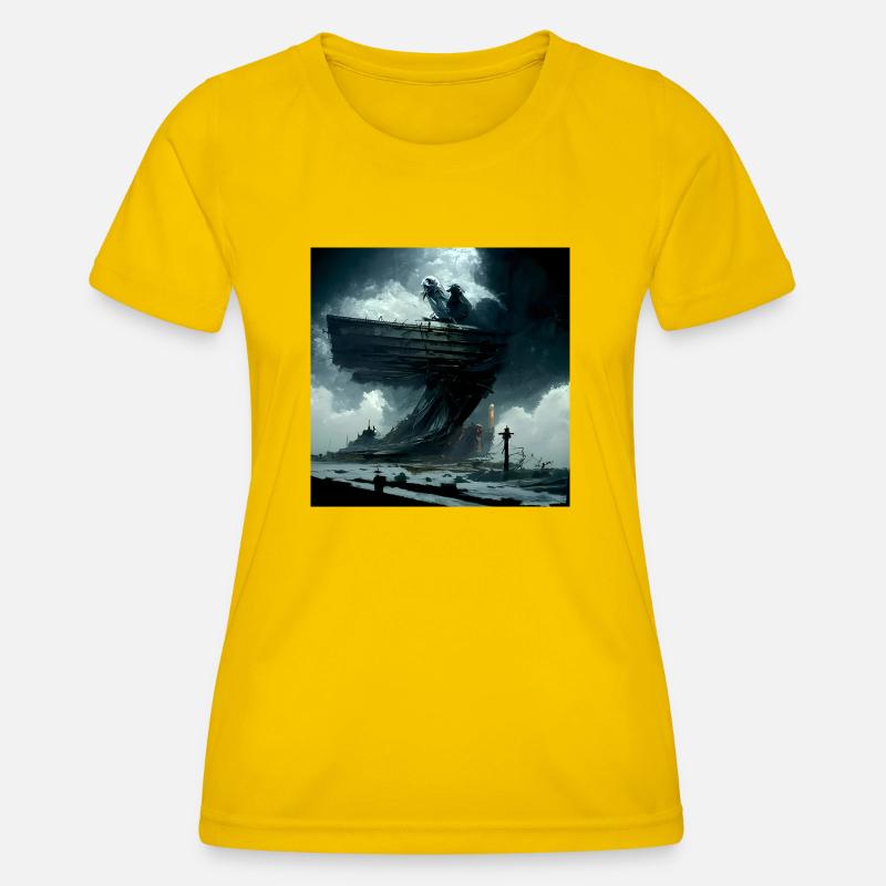 Ghostship - Women's Functional T-Shirt - egg yellow