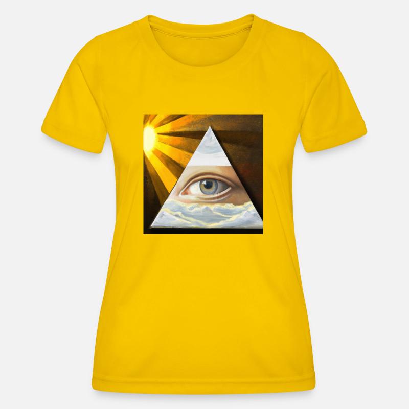Inner Sight - Women's Functional T-Shirt - egg yellow