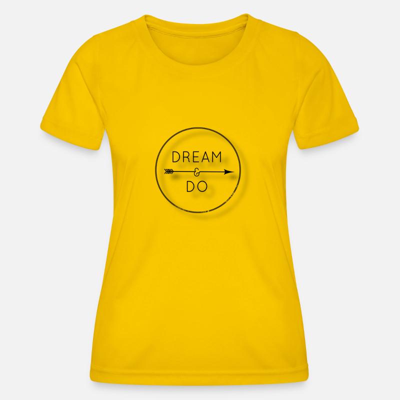 Dream - Women's Functional T-Shirt - egg yellow