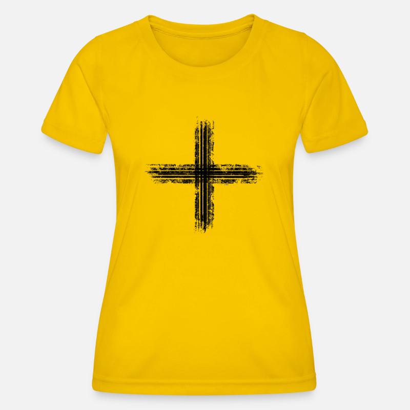 Black plus - Women's Functional T-Shirt - egg yellow