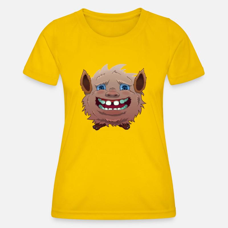 Furry - Women's Functional T-Shirt - egg yellow