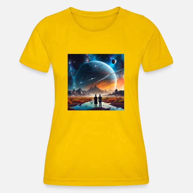 Alien Firefly 24974 - Women's Functional T-Shirt - egg yellow