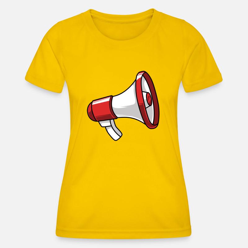 megaphone - Women's Functional T-Shirt - egg yellow