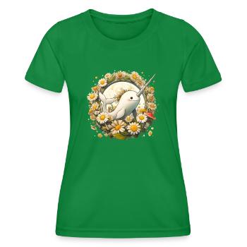 Narval - T-shirt sport Femme - vert - Devant - AI Model Female 172 dark (172cm)