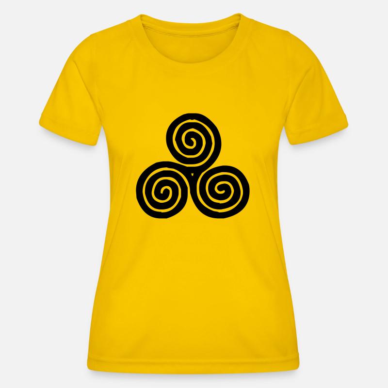 celtic - Women's Functional T-Shirt - egg yellow