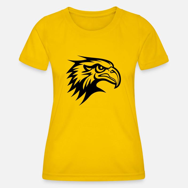 Eagle Ungry Fly 01 - Women's Functional T-Shirt - egg yellow