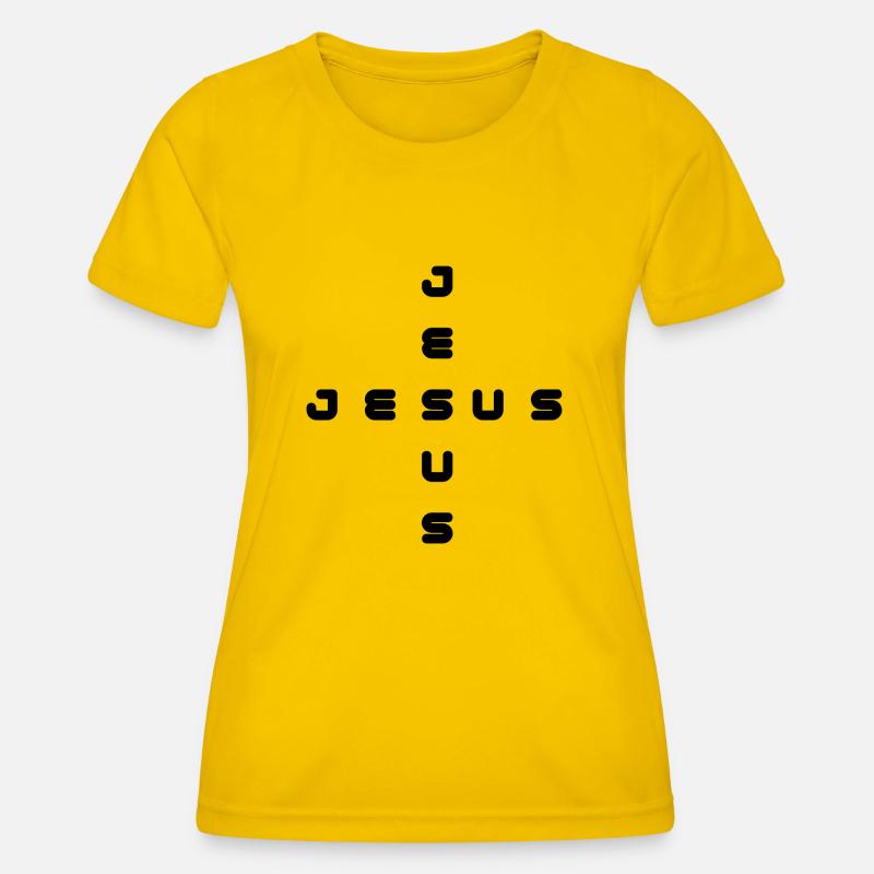 Jesus Jesus - Women's Functional T-Shirt - egg yellow