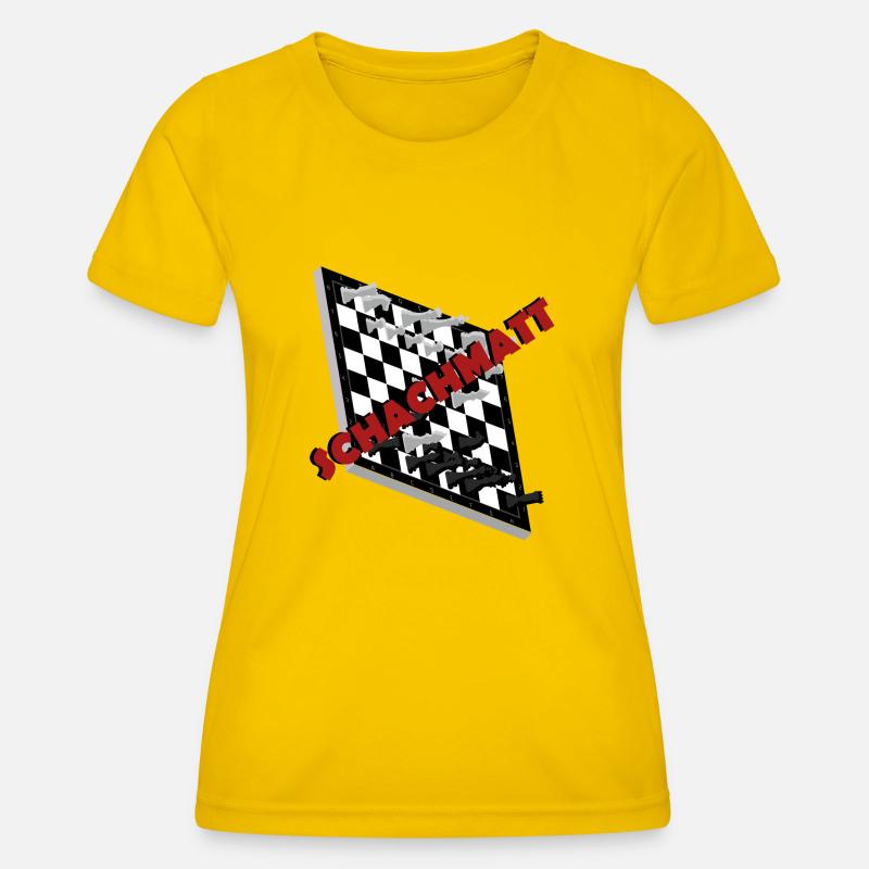 Checkmate set - Women's Functional T-Shirt - egg yellow
