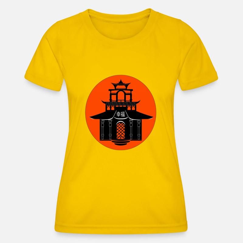 Pagoda - Women's Functional T-Shirt - egg yellow