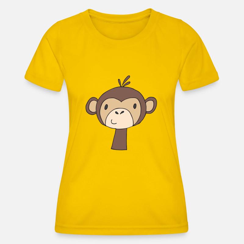 monkey funny - Women's Functional T-Shirt - egg yellow