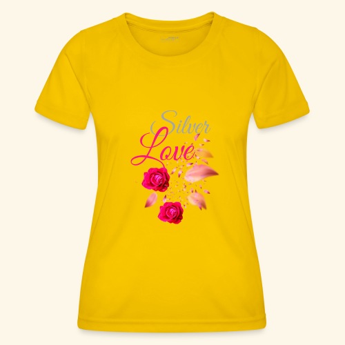 Silver Love Spring - Frauen Funktions-T-Shirt