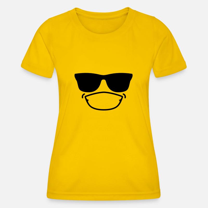 smiley12b - Women's Functional T-Shirt - egg yellow