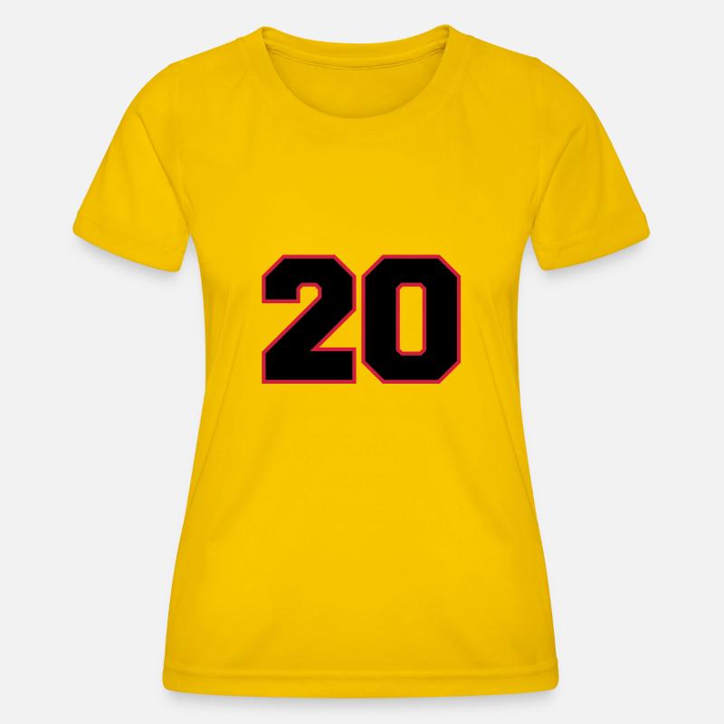 Number20 - Women's Functional T-Shirt - egg yellow