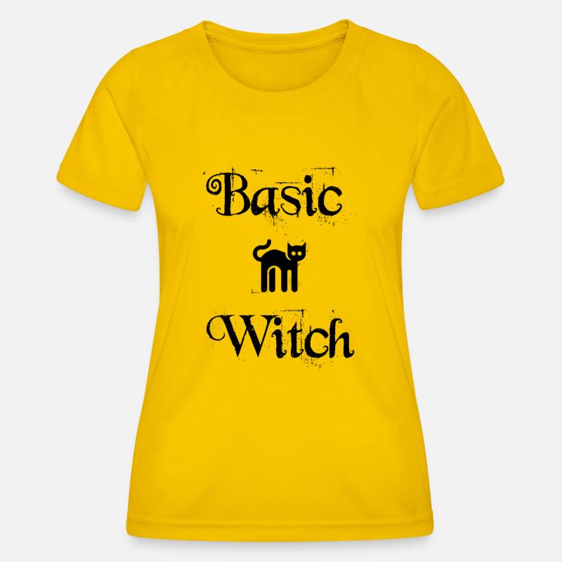 Basic Witch - Women's Functional T-Shirt - egg yellow