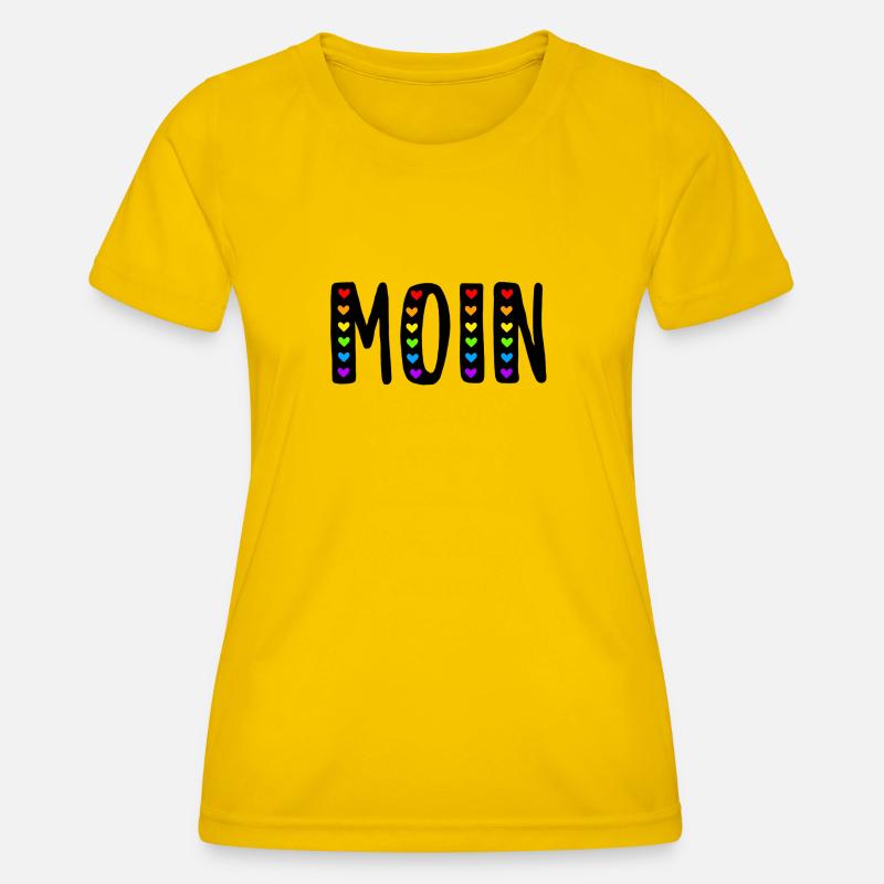 HELLO - Women's Functional T-Shirt - egg yellow