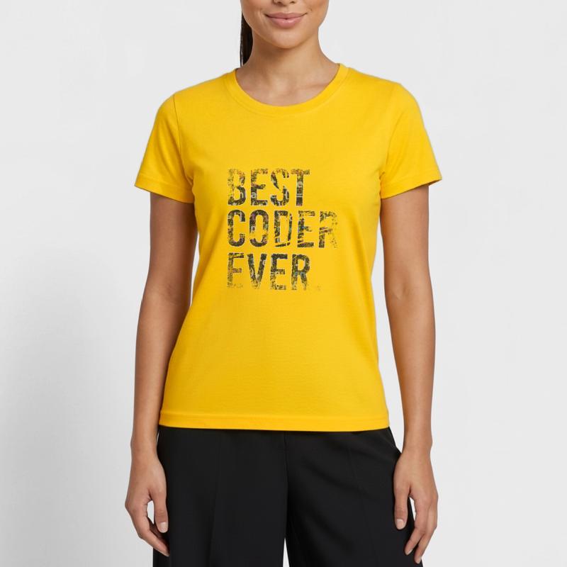 Best coder ever coding Women's Functional T-Shirt