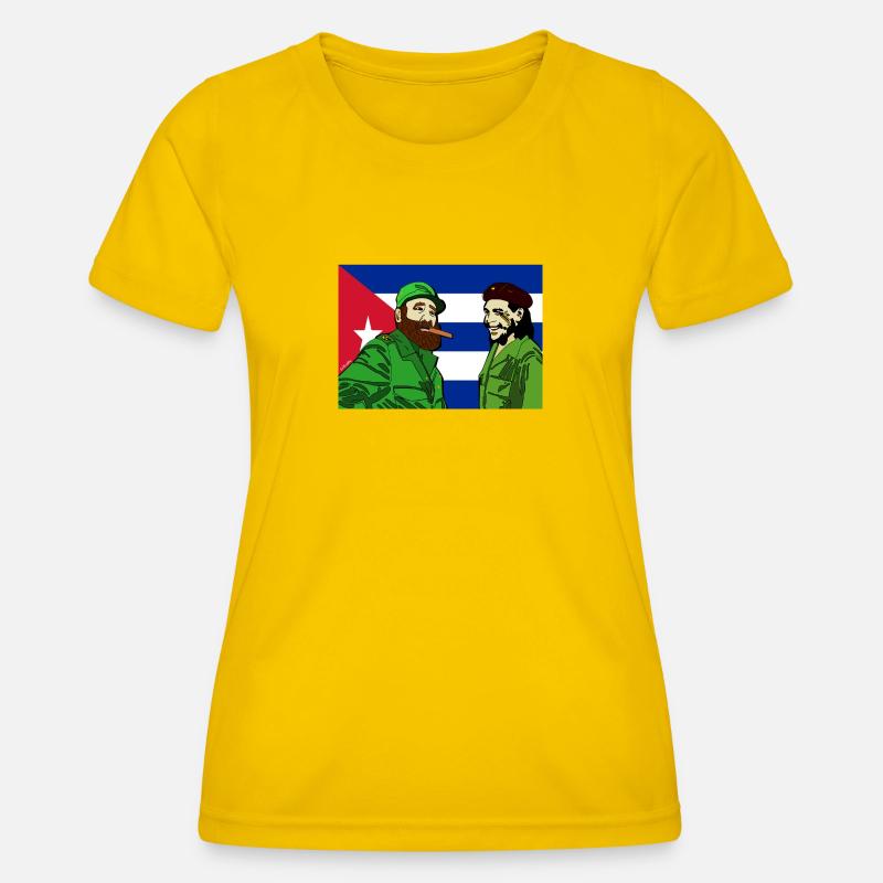 Fidel & Che Tee - Women's Functional T-Shirt - egg yellow