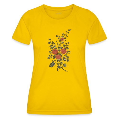 Lars och Sigrins blommor - Funktions-T-shirt dam