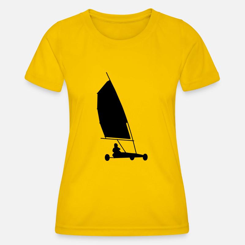 land sailing - Women's Functional T-Shirt - egg yellow