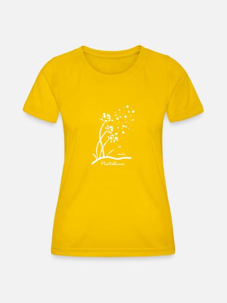is mir Pusteblume 1 - Frauen Funktions-T-Shirt - Eigelb