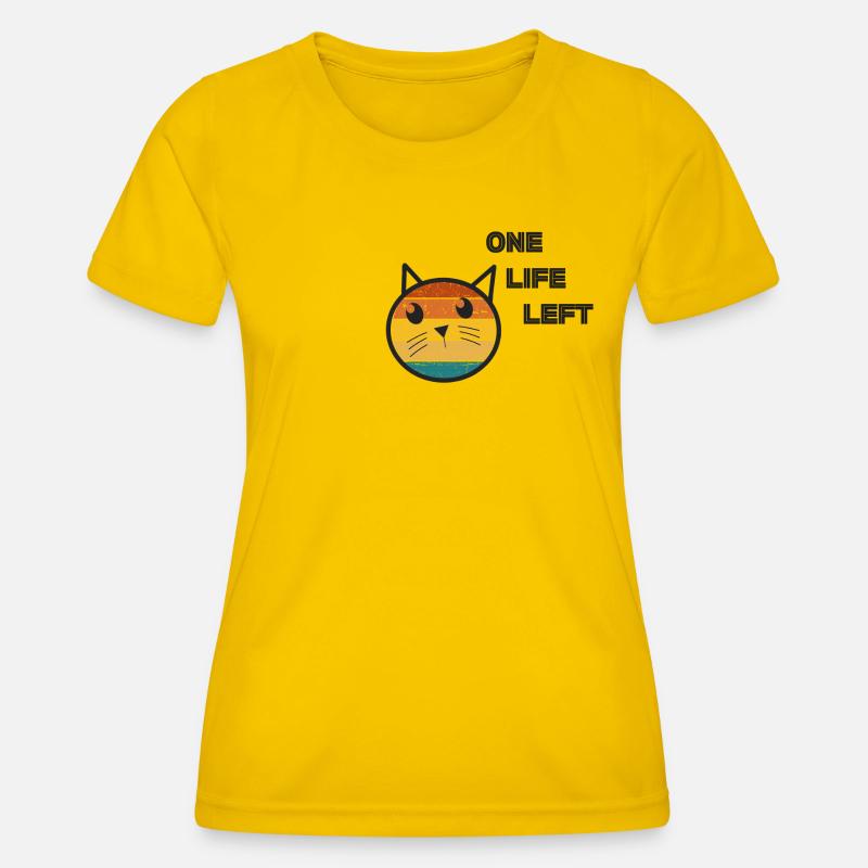 One Life Left - Multicolor - Women's Functional T-Shirt - egg yellow
