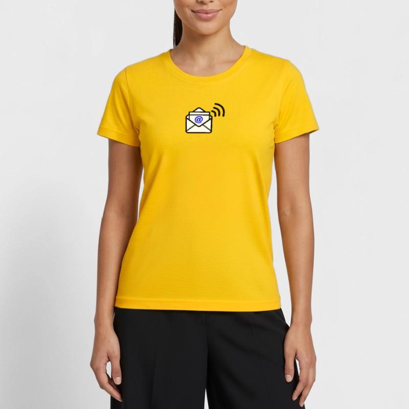 Logo e mail Maglietta sportiva per donna