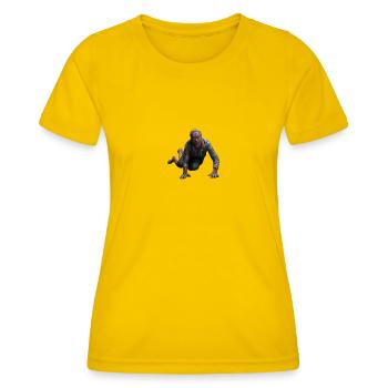 Dein EX-Freund/Freundin - Frauen Funktions-T-Shirt - Eigelb - Vorne - AI Model Female 172 dark (172cm)