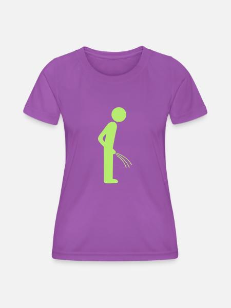 Pinklen WC - Frauen Funktions-T-Shirt - Violett