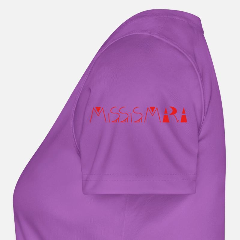 Missismara rot Frauen Funktions-T-Shirt
