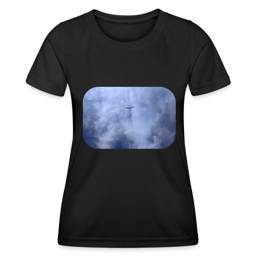 Goéland sous ciel voilé - T-shirt sport Femme