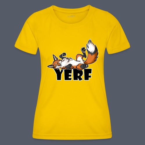 Lazy YERF FOX / Fuchs - Frauen Funktions-T-Shirt