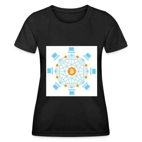 Blockchain - Naisten tekninen t-paita