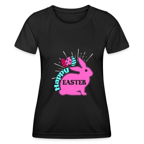 Happy Easter - Frohe Ostern - Frauen Funktions-T-Shirt