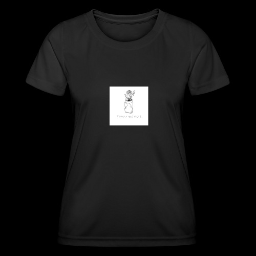 l'amour est mort - T-shirt sport Femme