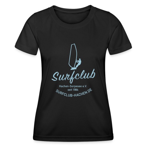 Surfclub cyan - Frauen Funktions-T-Shirt