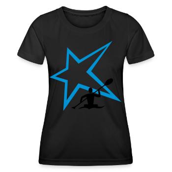 Canoe Stern - Women's Functional T-Shirt - black - Front - AI Model Female 172 light (172cm)