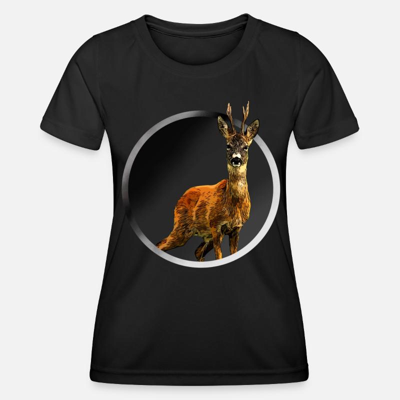 deer - Women's Functional T-Shirt - black