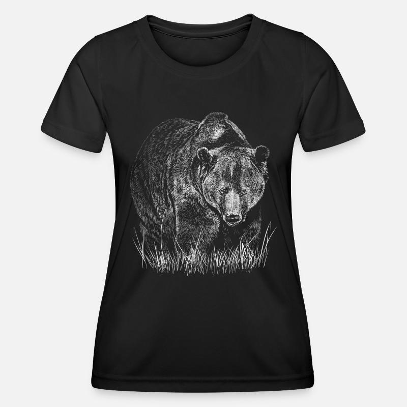 Bear - Women's Functional T-Shirt - black