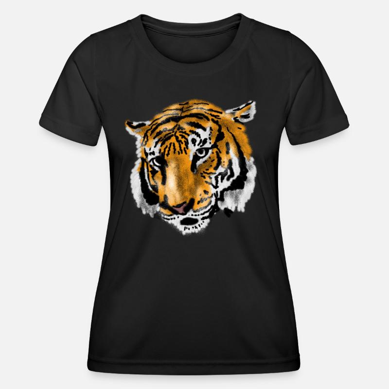tiger - Women's Functional T-Shirt - black