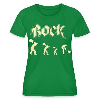 rock - T-shirt sport Femme - vert - Devant - AI Model Female 172 dark (172cm)