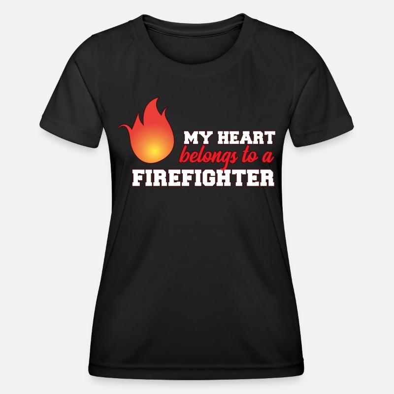 fire Department - Women's Functional T-Shirt - black