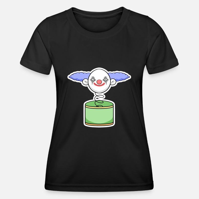 clown - Women's Functional T-Shirt - black