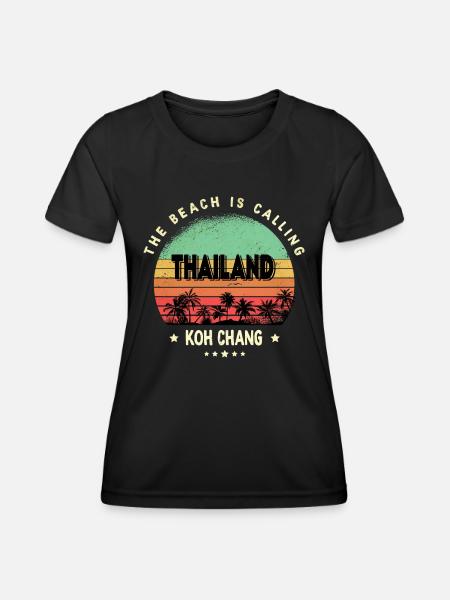 Koh Chang Thailand - Frauen Funktions-T-Shirt - Schwarz